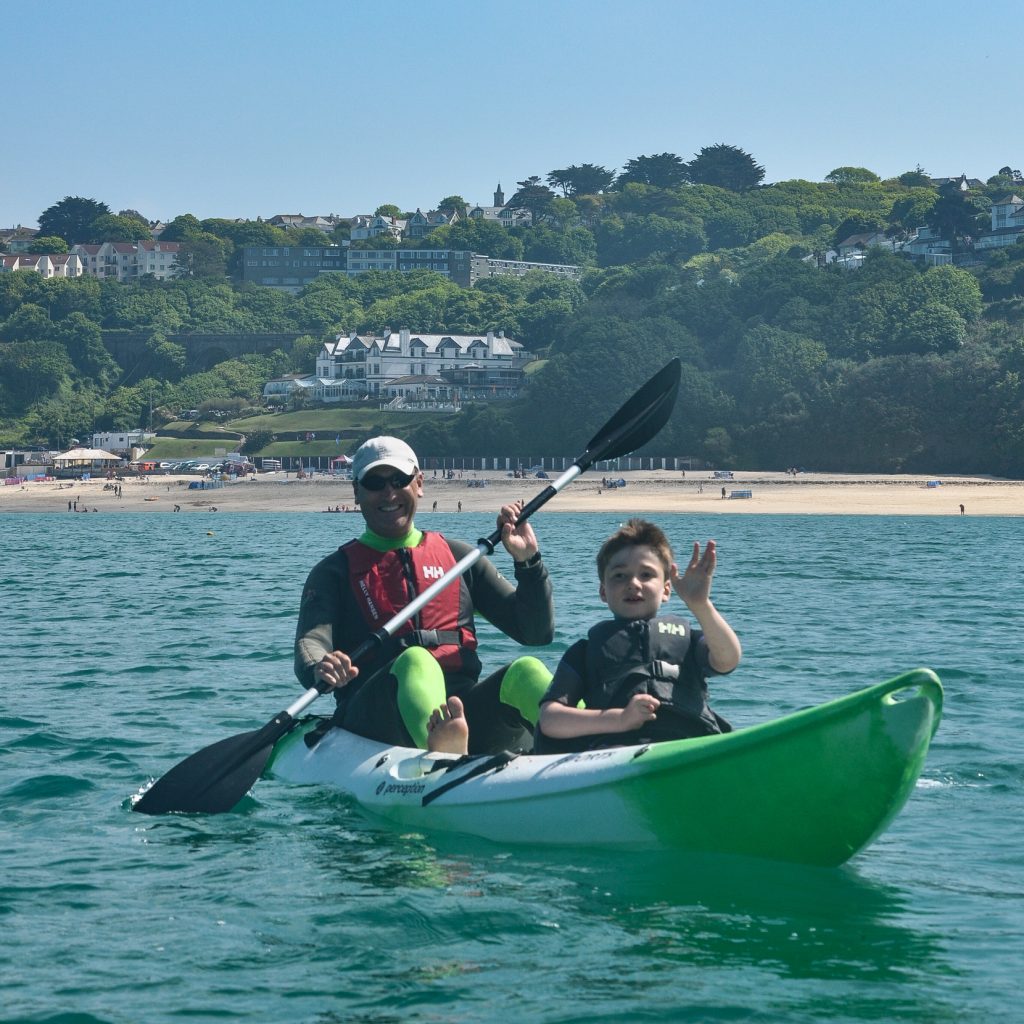 Kayak-hire-2 Kayak Cabis Bay from the Ocean Sports Centre