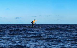 sup paddler Garath Edwards on the Celtic Crossing