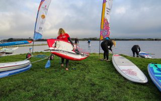 Brass Monkeys Paddleboard and SUP Race at Stithians Lake