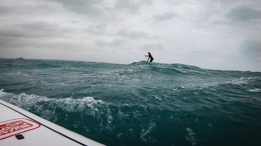 Ocean Skills workshop downwinding across Mounts Bay